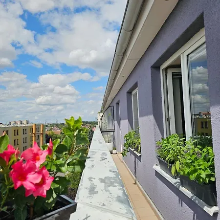 Luxurious, Floral Penthouse Terrace&sauna * Hradec Králové